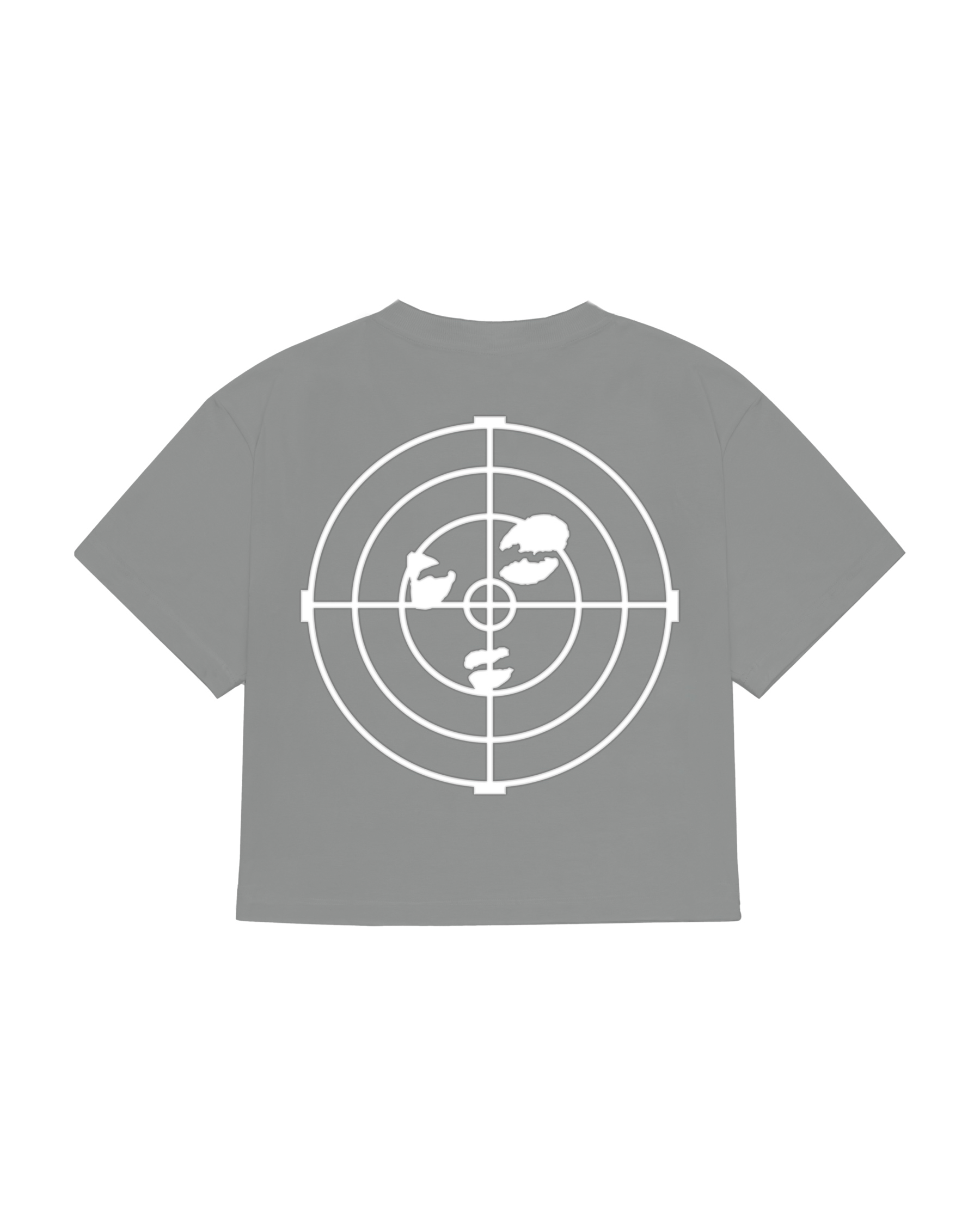 REAL TARGET Boxy Tee Gray – Sort Company